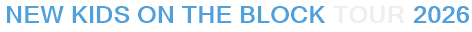 New Kids On The Block Tour 2026